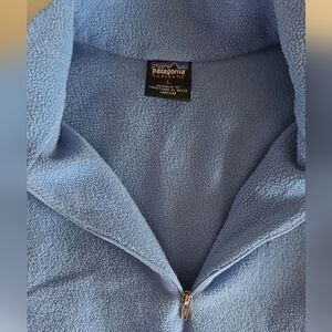 Patagonia Sky Blue Capilene Fleece Zip Jacket